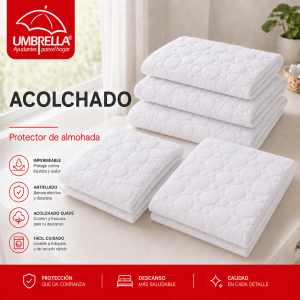 Protector de Almohada Acolchado 50 x 90